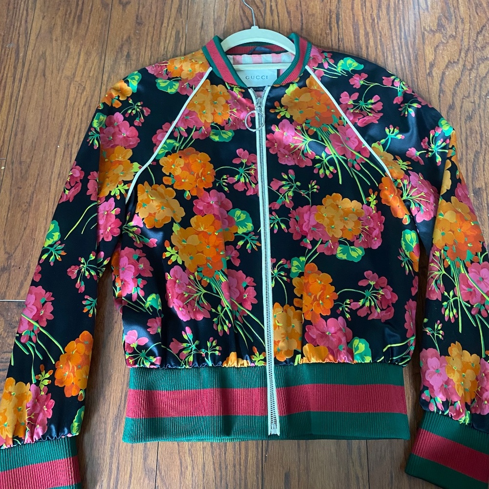 Gucci bomber jacket sz 40